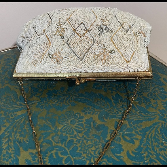 VINTAGE mini beaded bag - Picture 3 of 6